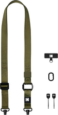 KODAK Multi-Purpose Camera Strap (Olive) - Quick-Detach System, Lightweight, Durable Metal Swivels, Multiple Usages, SLR Cameras, Compact Cameras, Smart Phones by Unknown