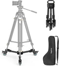 SmallRig Quick-Lock Photography Heavy Duty Tripod Dolly, Heavy Duty with 3" Rubber Wheels, Adjustable Legs, Handle & Carry Bag, 44.1lbs Capacity Tripod Wheels for Filming and Photography by SmallRig
