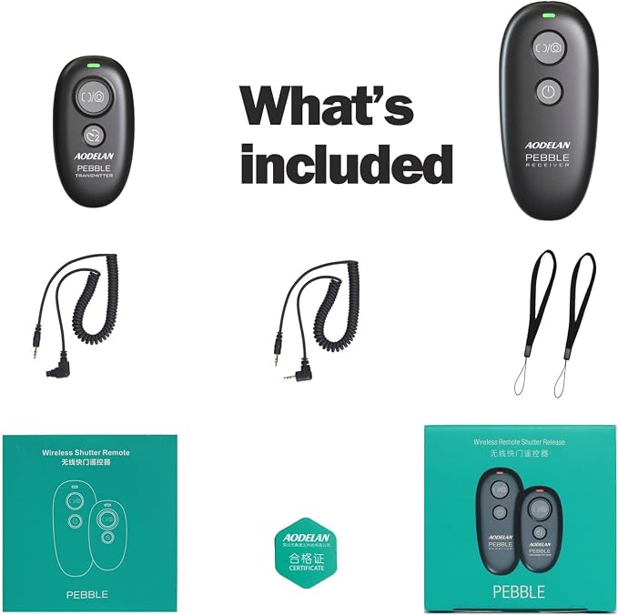 Camera Remote Control Wireless Shutter for Canon EOS RP, R6, Rebel T6, T7 | for Canon T5, T3, SL2, 5D Mark II, 5D Mark III, 5D Mark IV, 6D Mark II, 7D Mark II, 7D Series, 5D Series; for Fujifilm X-T3 - Image 9