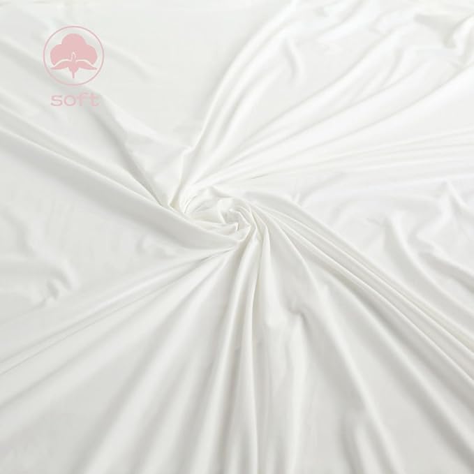 Orraphtstu Newborn Photography Posing Fabric Baby Beanbag Backdrop Props Stretch Blanket for Professional Studio Photoshoot (White) - Image 2