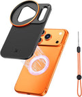 K&F CONCEPT Double-Sided Magnetic Lens Filter Mount Adapter | Compatible with iPhone 17 Pro and 58mm Threaded Filters, iPhone Filter Mount, FA101 by KFCONCEPT