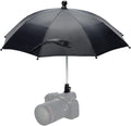 DSLR Mirrorless Camera Hot Shoe Umbrella Sunshade Rain Cover Protector | 360°Adjustable,Camera Umbrella for EOS R100 R50 R8 R7 R10 R6M2 R6V R5 C Rebel T8i T7 90D A7RVI A7RV A7IV A7S III Z5 Z6 Z7II by Kiorafoto