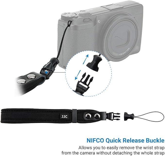 Compact Camera Wrist Strap,Soft Hand Strap for Canon V1 SX740 HS IXY 650 Sony RX100 VII ZV-1 ZV-E10 II ZV-1F ZV-E1 Fuji X Half X-E5 Ricoh GR IV III GR4 GR3 IIIx HDF Olympus TG-7 Panasonic LUMIX ZS99 - Image 3