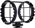 Movo SMM2 Microphone Shock Mount with Camera Cold Shoe for Shotgun Microphones 1" - 2" in Diameter (Fits The Zoom H1n) by Movo