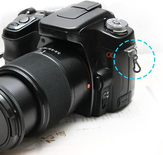 Camera Quick Release Strap Adjustable Quick Release Buckles for Nikon DSLR Camera Strap Quick Release QD Loops Clips Connector Buckle Connect Adapter to Lug Split Rings Adaptor Camera Neck Strap - Image 2