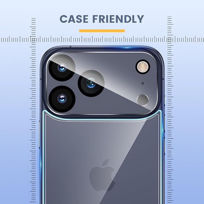 Maxdara for iPhone 17 Pro Max Screen Protector (6.9 inches) | iPhone 17 Pro Max Back Screen Protector and Front Screen Protector with Camera Protector, 9H Hardness - Image 5