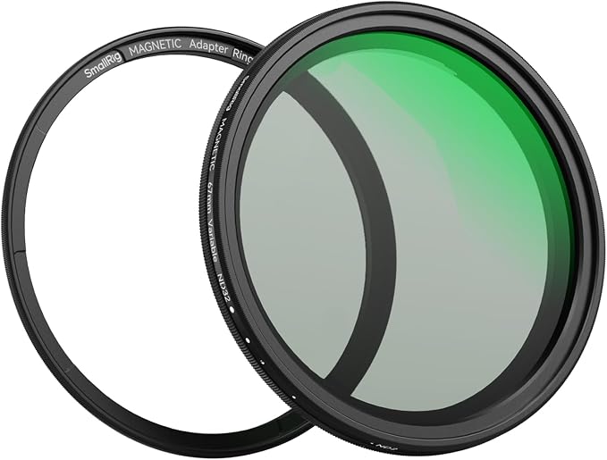 SmallRig 67mm Magnetic VND Phone Filter, ND2-ND32, with Filter Ring | No X Cross HD Optical Glass Waterproof Scratch Resistant Magnetic Adjustable Neutral Density Filter - Image 9