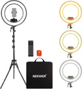 NEEWER 18" Ring Light, Wireless Professional Edge Lit Lighting with Tripod Stand, 45W 2900K-7000K CRI97+, 14.4V 3500mAh Battery, Phone Selfie Video Makeup Studio Streaming Photography, RB18B by Neewer