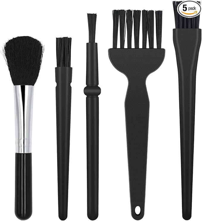 Anti Static Brush Set-5 Piece Keyboard Cleaning Brush and ESD Safe Electronic Dust Cleaning Brushes Kit for Computer,Laptop,Camera,Car Vents,PC Cleaning by Cuteabc