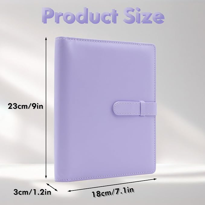 Photo Albums 4x6 Pictures – 152 Pockets Vegan Leather Cover Memory Album Book, Suitable for Family Wedding Boys Girls and Babies Storage (Purple) - Image 3