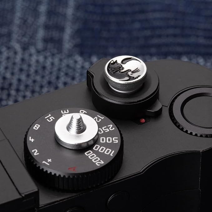 Camera Shutter Button Compatible with FUJIFILM X100VI XT5 XT4 XT3 XT20 XT30 X50 XT200 XPRO2 Soft Release Button for Leica (Taichi Cat) - Image 4