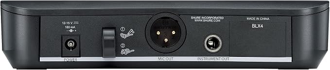Shure BLX14/CVL Wireless Lavalier Microphone System - H10 Band | 14-hour battery and 300 ft UHF range with CVL lavalier mic, bodypack and single-channel receiver for presenting - Image 5