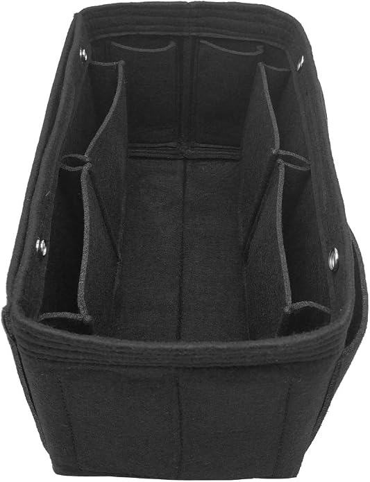 LEXSION Purse Organizer Insert Multi Pocket Bag Organizer Shaper | zipper bag, tote shaper, multi pocket bag, handbag shaper, various sizes by LEXSION