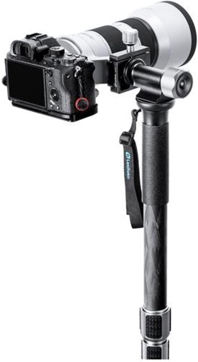 Leofoto MPG Monopod Head, Side Mount Tilt Head, 360° Vertical Tilting, 3/8" Mounting Thread, Arca Compatible (MPG-01) - Image 3