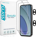 2+2 Pack Screen Protector for Google Pixel 9a Tempered Glass | Camera Lens Protector, Anti Scratch, Bubble Free by Bencuku