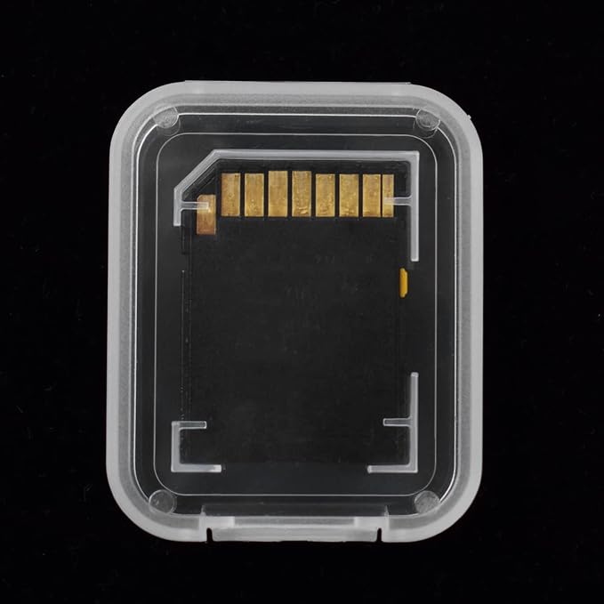 Transparent Standard SD SDHC Memory Card Case Holder Box Storage Boxes (Pack of 10) - Image 5