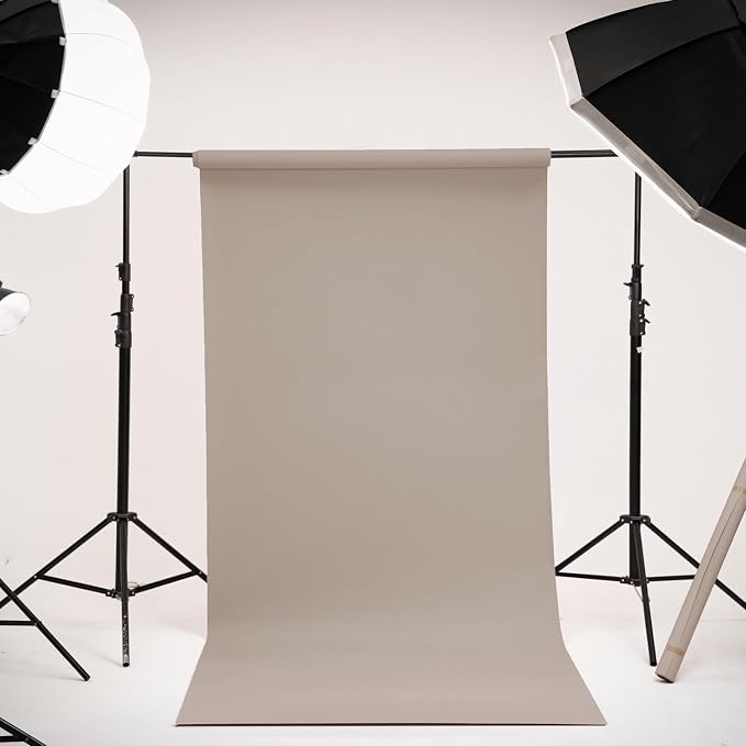 Kate Seamless Paper Backdrop for Photography Grey Photo Backdrop Paper (106.8''x32.8' Slate Grey) - Image 2