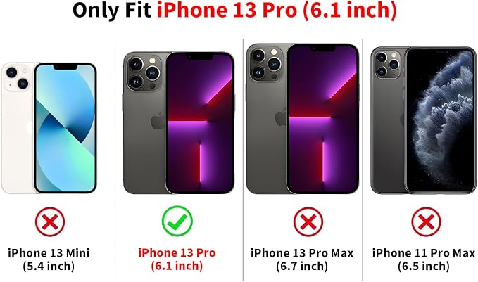 Cute Black Cheetah Print Phone Case for iPhone 13 Pro 6.1" | Aesthetic Leopard Pattern Design Cover Full Camera Lens Protective Shockproof Soft Slim TPU Funda for Men Women Girls - Image 2