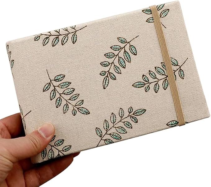 Photo Album 4x6, Soft Fabric Cover Pictures Photo Albums Memory Book for Family Baby Wedding Anniversary Birthday (Green, 100 Pockets) by AZOFIA