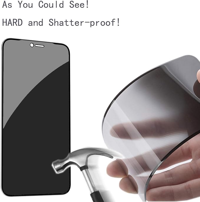 PEHAEL for iPhone 12 Pro Max Privacy Screen Protector+Camera Lens Protector | Installation kits, Anti-Spy Private, Anti-Scratch, 9H Tempered Glass, Case Friendly, 2+2 Pack, [6.7 inch] - Image 6