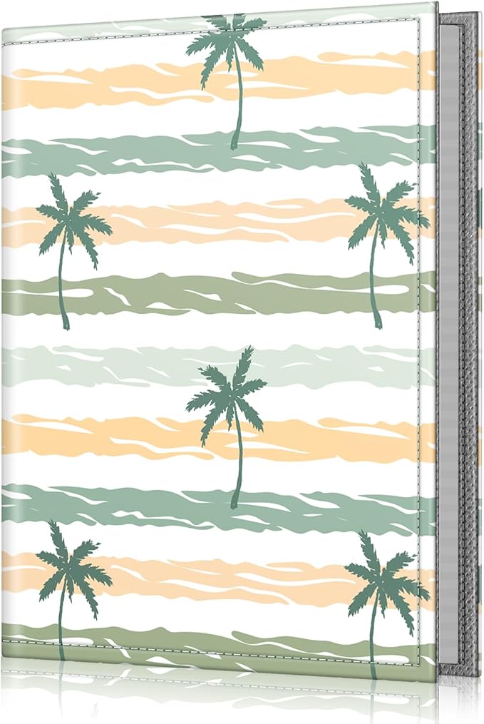 Fintie Photo Album 4x6 Photos - 52 Pockets Small Wallet Albums For Family | Vegan Leather Cover, 4X6 Picture Keepsakes, Family/Wedding/Travel Memory Book, Baby/Kids/Boys/Girls Gift, Palms by Fintie