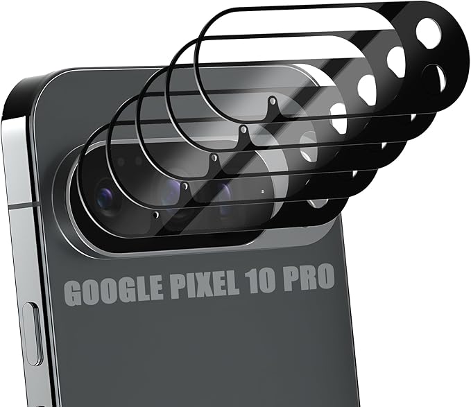 Orzero (5 Pack) Camera Lens Protector for Google Pixel 10 Pro, Protector de Cámera Tempered Glass 9H Precise Camera Cutouts Anti-Scratch Does Not Affect Night Shots and Flash by JumpIntoOrzeroLet%E2%80%99sExploreLikeNeverBefore