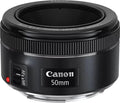 Canon EF 50mm f/1.8 STM Lens, Black, Compatible with Canon EOS DSLR Cameras | Compatible with EOS DSLR Cameras by Unknown
