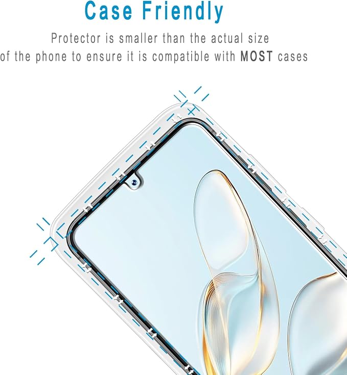 2+2 Pack Screen Protector for Samsung Galaxy S23 Plus | 9H Tempered Glass, with Camera Lens Protector, Fingerprint ID Compatible, Anti Scratch, Bubble Free - Image 6