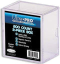 2-Piece 200 Count Clear Card Storage Box by UltraPro