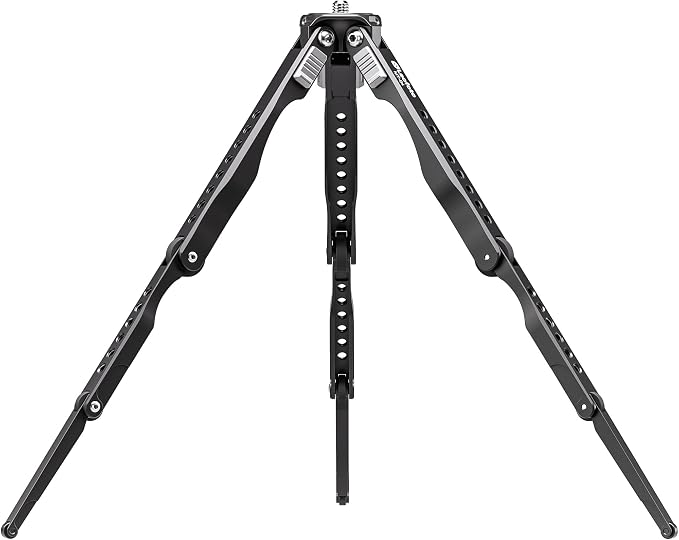 Leofoto MT-04 Tabletop Tripod, Aluminum Mini Tripod, 3 Leg Sections, Foldable Leg, Portable and Compact, 1/4" Accessories Thread, 3/8" Mounting Stud (MT-04) by TAKINGITFURTHER-LEOFOTO