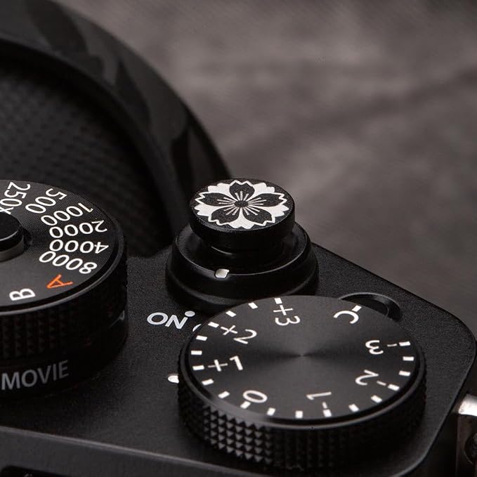 Camera Metal Hot Shoe Cover Shutter Buttons Protector for Fuji X100VI X100V X-T4 X-T3 XPRO3 XPRO2 for Nikon ZF Z5 Z6 Z6II (Black-Shutter Decorative Button) - Image 7