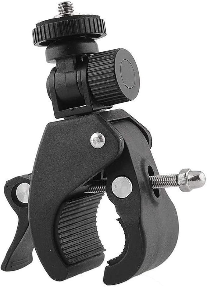 BlueSunshine Digital Camera Bike Handlebar Mount 1/4" Screw Clamp Bracket Tripod Holder Clamp for DSLR SLR Camera by WIROJ