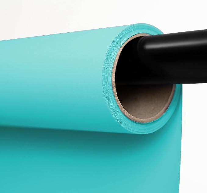 Kate Seamless Paper Backdrop for Photography Blue Photo Backdrop Paper (106.8''x32.8' Alpine) by KateBackdropforPhotography
