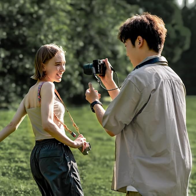 PGYTECH Camera Shoulder Strap Air Quick-Release for Mirrorless, Grass Green | Leather-Like Surface with Braided Ropes, Lightweight & Adjustable, Ideal for Outdoor/Travel/Nature Photography for Sony/Canon - Image 7
