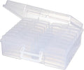novelinks Photo Storage Box and 16 Inner 4" x 6" Photo Storage Containers | 1Pack Clear, Photo Albums 4x6 Pictures, Photo Organizers and Storage, Card Game Storage, Task Boxes for Special Education by novelinks