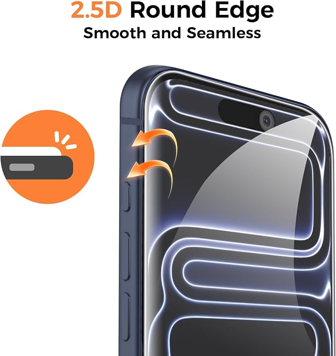 Screen Protector for iPhone 17 Pro 6.3 inch +2 Pack Blue Metal Camera Lens cover Protector - Image 6