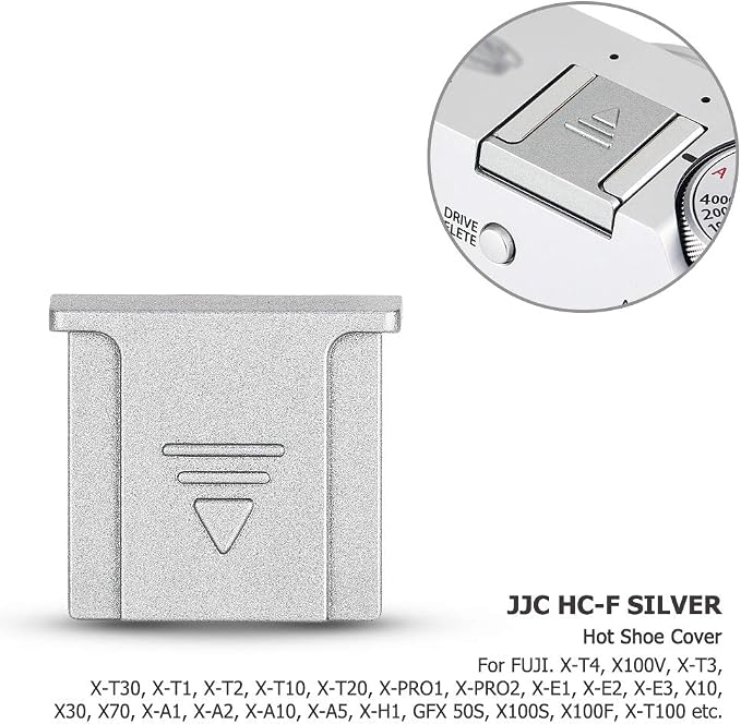 Camera Hot Shoe Cover for Fujifilm XT30III XM5 X100VI X100V XE4 XS20-Silver | Camera Hotshoe Protector Cap,for Fujifilm X Half XT5 XT4 XT3 XT2 GFX 100RF 50S II XH2 XH2S XT30II XT20 XT10 XS10 X100F X100T - Image 8