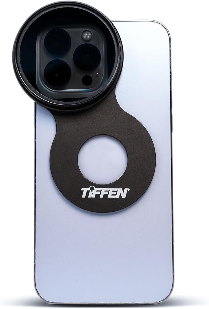 TIFFEN 58MM Filter Mount for iPhone 13/14/15/16 PRO, MAGSAFE Compatible, Slim and Lightweight Design, Magnetic Filter Mount ONLY | MAGSAFE Compatible, Compatible with all of the, Apple case, Slim and Lightweight Design, Magnetic ONLY, Apple's, Filters - Image 2