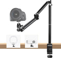 TARION Overhead Camera Desk Mount Articulated with Gear Joints TKA01-L | 6.6lbs Load, 3/8'' 1/4'' Screw, Flexible Detachable Ballhead, Supports Horizontal and Vertical Shooting, Live Streaming by TARION