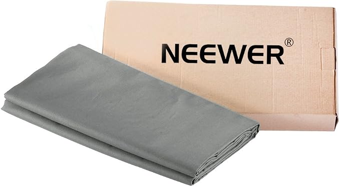 NEEWER 10 x 12FT / 3 x 3.6M PRO Photo Studio premium polyester Collapsible Backdrop Background for Photography, Video and Television (Backdrop Only) - Grey - Image 2