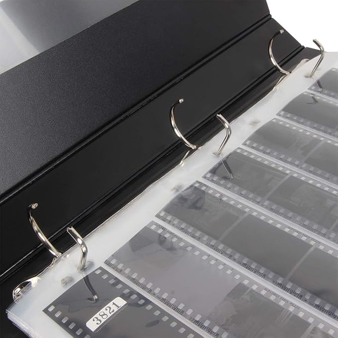 Acid Free Archival Film Bag Album Film Protector Storage Box Archival 3 Ring Binder for Printfile Standard 135 35mm 120 4x5 8x10 Negative Pages Film Bag - Image 7