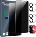 Ferilinso 2 Pack Privacy Screen Protector for iPhone 11, Tempered Glass | 9H+ Hardness, Military-Grade Shatterproof, Case Friendly, Easy Installation Bubble Free, with Camera Lens Protectors by Ferilinso