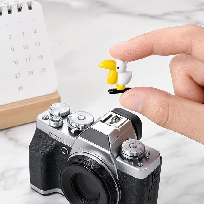 Camera Hot Shoe Cover, Cartoon Hot Shoe Cap, Hot Shoe Protector Compatible with Sony Fujifilm Fuji Canon Nikon Pentax Leical Panasonic (2pcs Goose Capybara) - Image 5