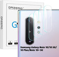 Orzero (3 Pack Compatible for Samsung Galaxy Note 10 Camera Lens Protector, Protector de Cámera Case Friendly Tempered Glass 9H High Definition Microphone Cutout Anti-Scratch by JumpIntoOrzeroLet%E2%80%99sExploreLikeNeverBefore