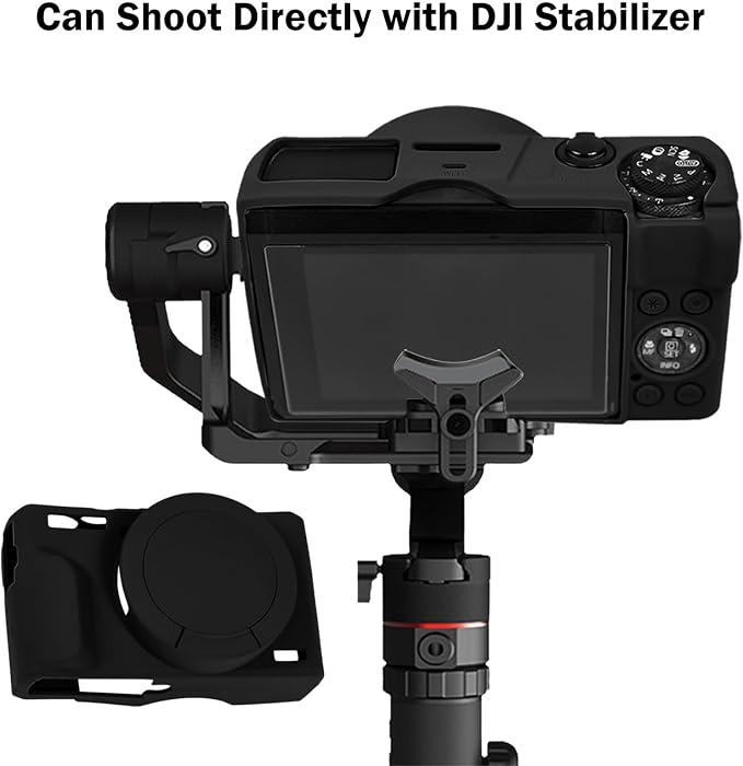 Easy Hood Camera Case Cover for Canon Powershot G7X Mark III Camera(Black) | With Removable Lens Cover,Soft Silicone Protective Case,Anti-Scratch,Slim Fit,Enhanced Grip,Lightweight Camera Accessories - Image 7