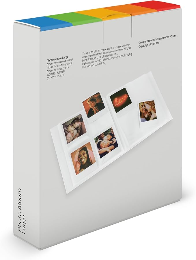 Polaroid Photo Album - Black - Large Photo Album for Polaroid i-Type,600,and SX-70 instant photos,capacity 160 photos (6368),(Pack of 12) - Image 7