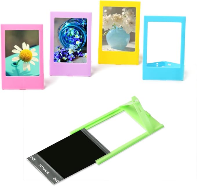 Instant Mini 12 Camera Accessories Compatible with Fujifilm Instax Mini 12 Camera Include Case/Album/Wall Hang Frames/Film Frames/Border Stickers/Corner Stickers (Clay White) - Image 3