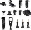 HSU Basic Adapter Grab Bag for GoPro (13pcs) | Including Quick Release Buckle, J-Hook Buckle, 3-Way Pivot Arms, Tripod Mount, Curved Extension Arm and Thumbscrews by HSU