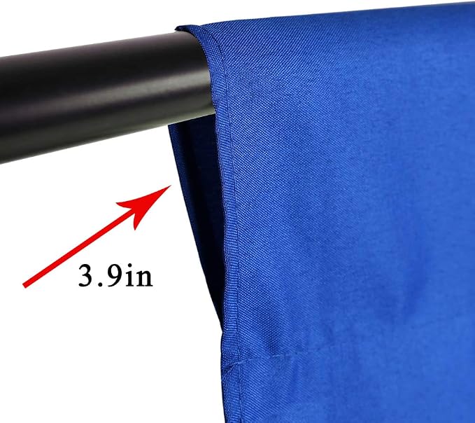 GFCC 6FT x 10FT Royal Blue Backdrop Background Blue Photo Background Photography Backdrop for Photoshoot Screen for Video Recording Picture - Image 3