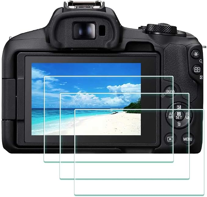 ULBTER Screen Protector for Canon EOS R50 EOS R8 EOSR50 Camera [3 Pack] | [Not for EOS R50V] 9H Tempered Glass Edge to Edge Protection Anti-Scrach Anti-Fingerprint Anti-Bubble by ULBTER